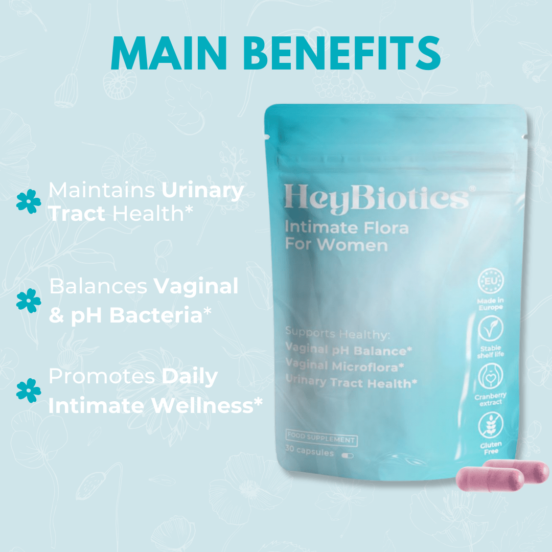 HeyBiotics - Intimate Flora Probiotics for Women